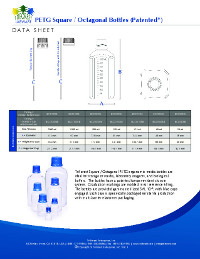 Data Sheet: PETG Square / Octagonal Bottles