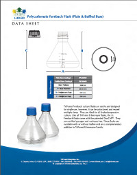 Data Sheet: Polycarbonate Fernbach Flasks
